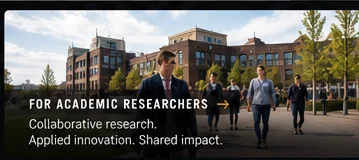 Academic researchers collaborating